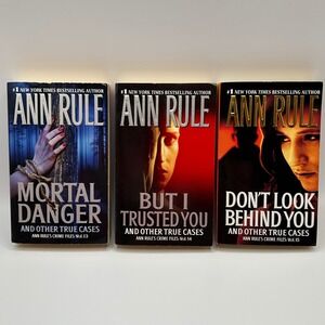 BUNDLE of 3 Ann Rule Crime Files Volumes 13-15 True Crime Paperback Novels